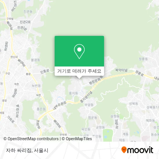 자하 싸리집 지도