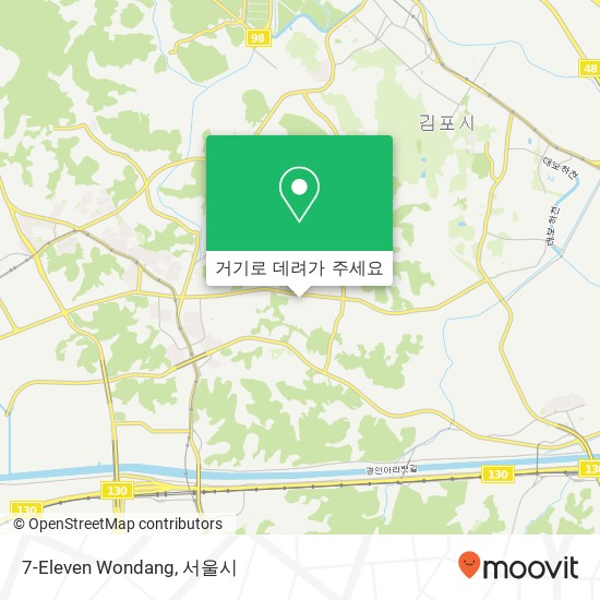 7-Eleven Wondang 지도