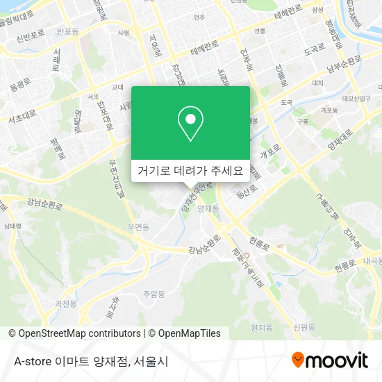 A-store 이마트 양재점 지도