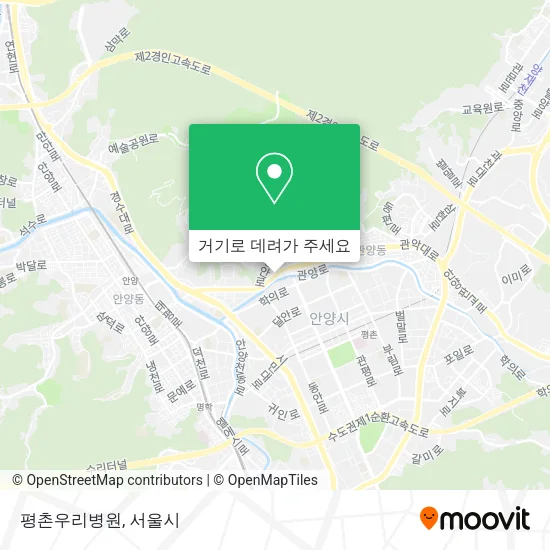 평촌우리병원 지도