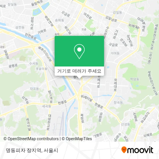 명동피자 장지역 지도