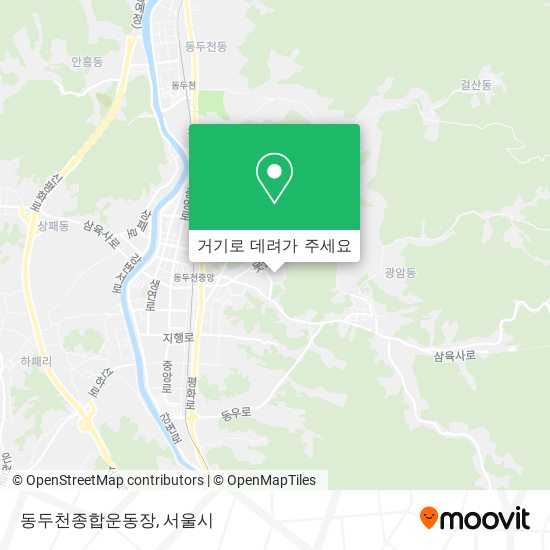 동두천종합운동장 지도