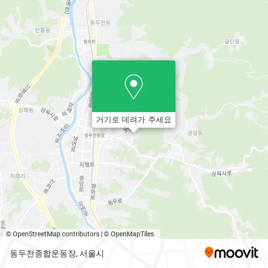 동두천종합운동장 지도