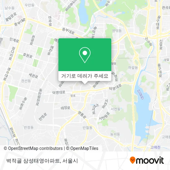 벽적골 삼성태영아파트 지도