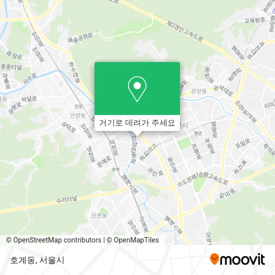 호계동 지도