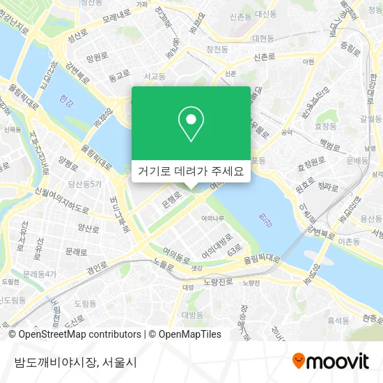 밤도깨비야시장 지도