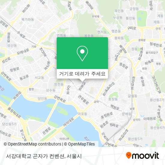 서강대학교 곤자가 컨벤션 지도
