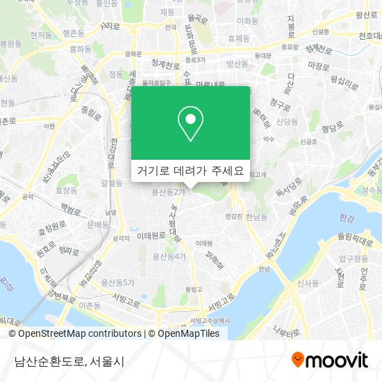남산순환도로 지도