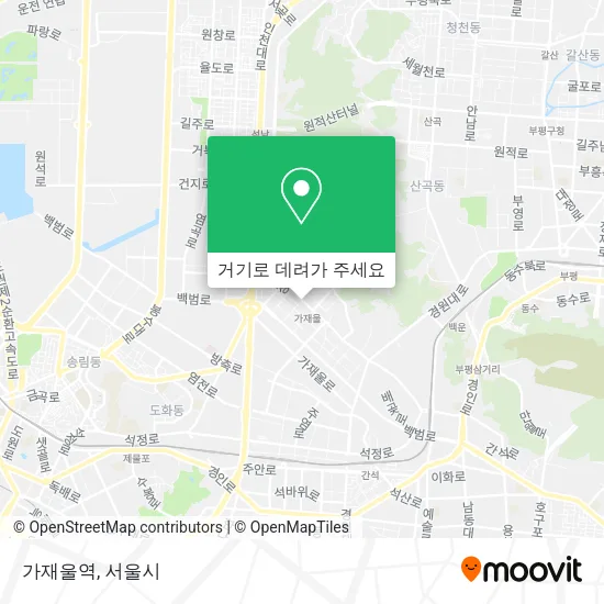 가재울역 지도