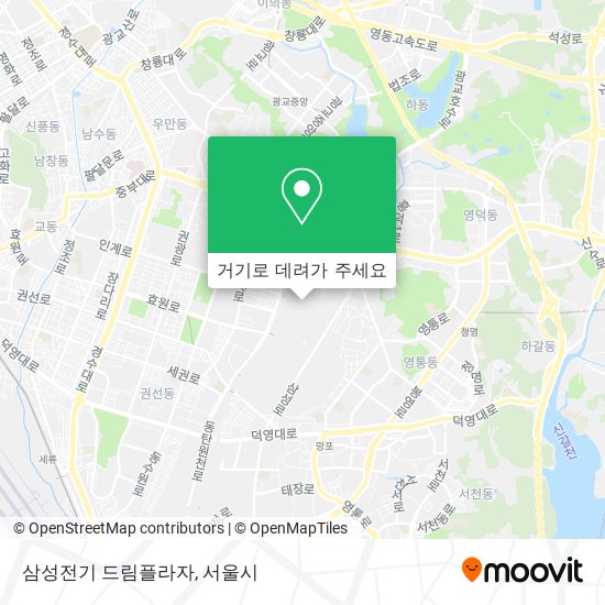 삼성전기 드림플라자 지도