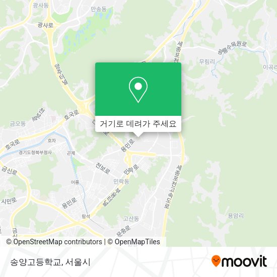 송양고등학교 지도