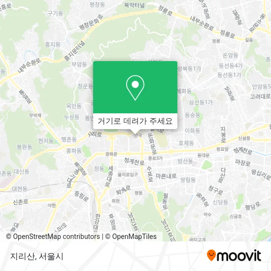 지리산 지도
