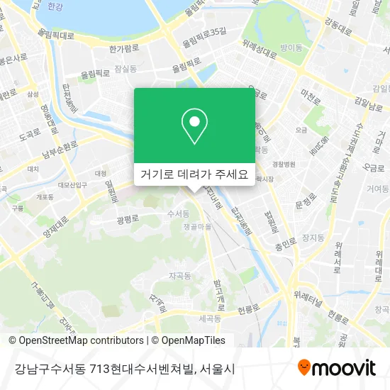 강남구수서동 713현대수서벤쳐빌 지도