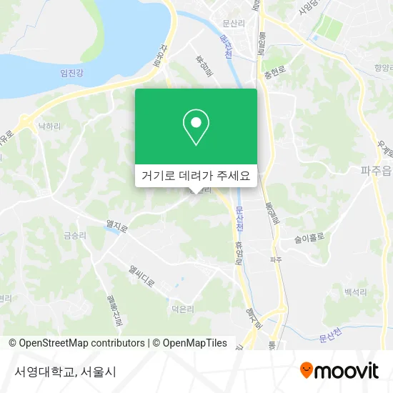 서영대학교 지도