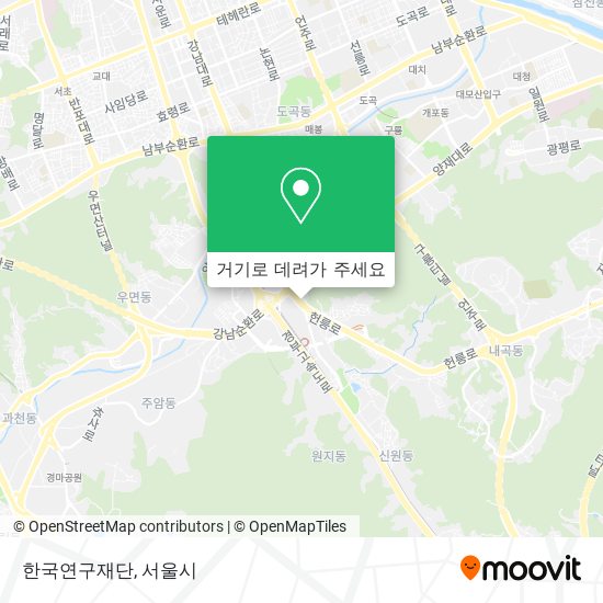 한국연구재단 지도