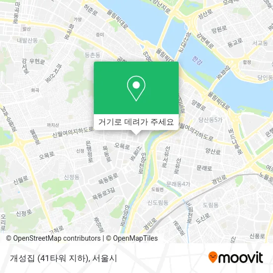 개성집 (41타워 지하) 지도