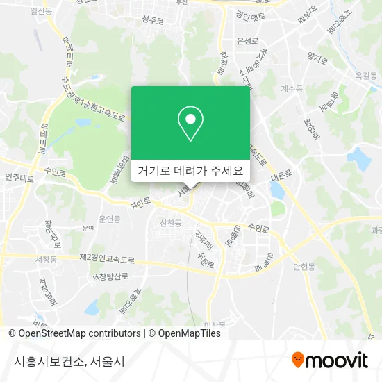 시흥시보건소 지도