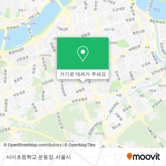 서이초등학교 운동장 지도