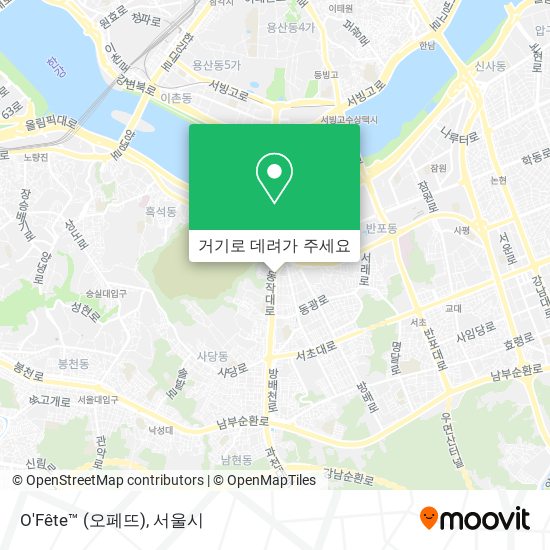 O'Fête™ (오페뜨) 지도
