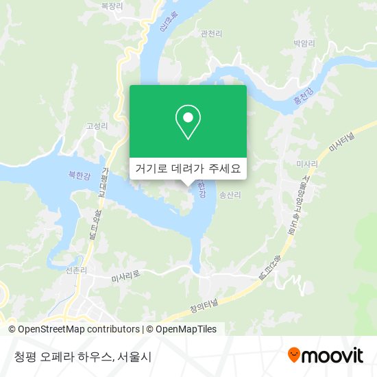 청평 오페라 하우스 지도