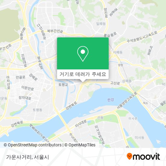 가운사거리 지도