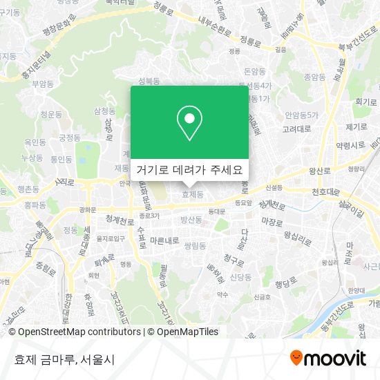 효제 금마루 지도