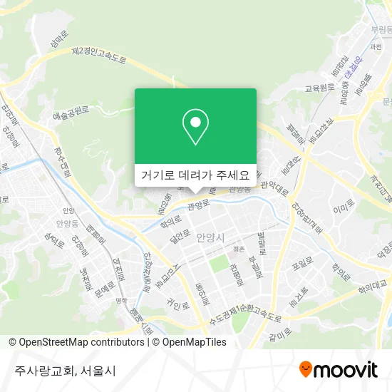 주사랑교회 지도