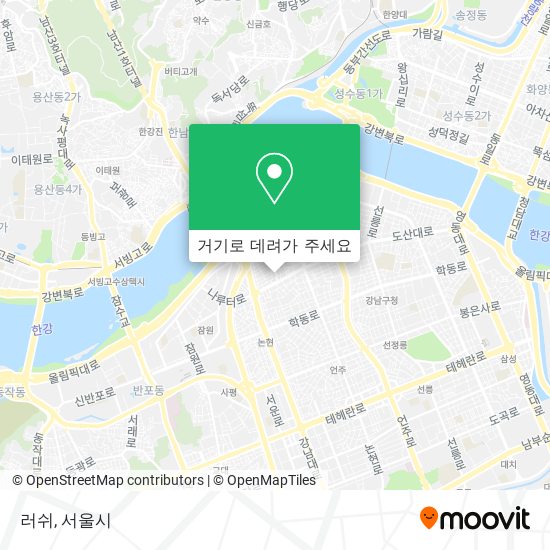 러쉬 지도