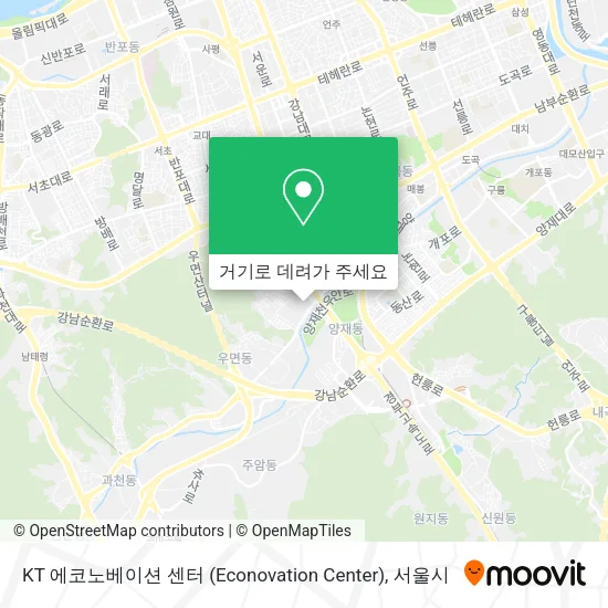 KT 에코노베이션 센터 (Econovation Center) 지도