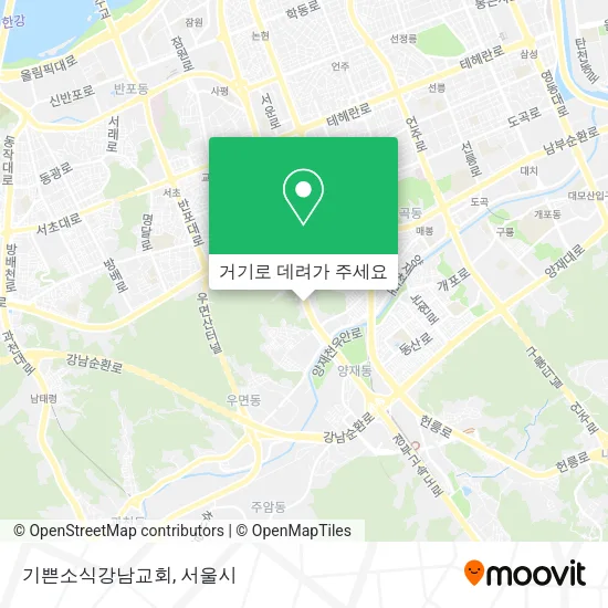 기쁜소식강남교회 지도