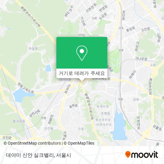 대야미 신안 실크밸리 지도