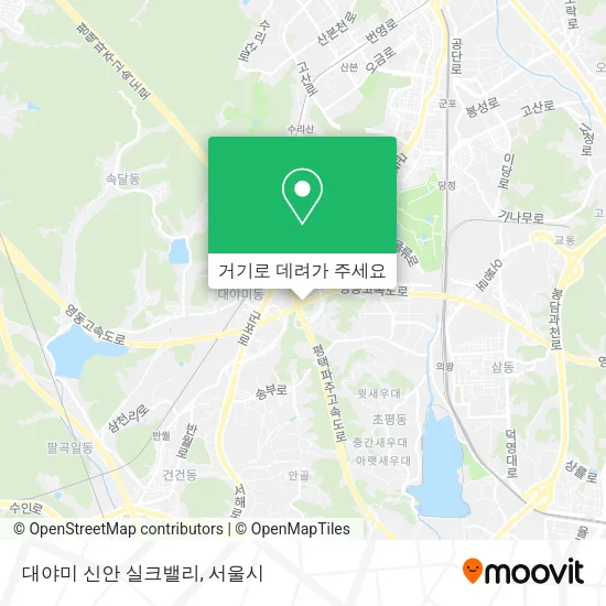 대야미 신안 실크밸리 지도