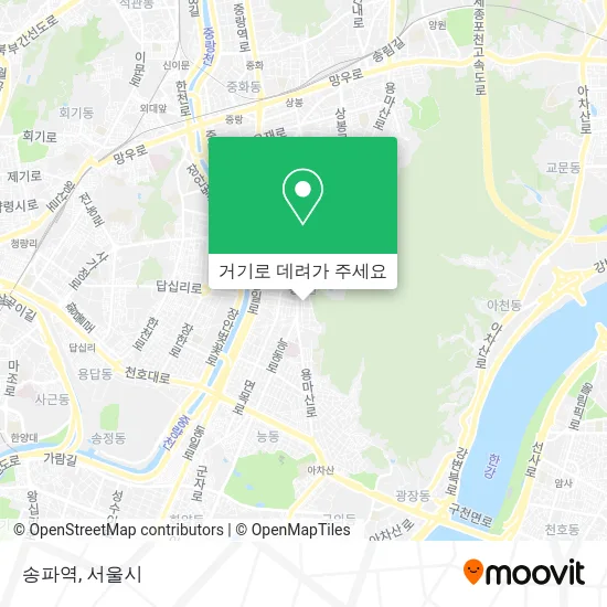 송파역 지도