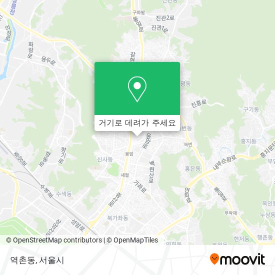 역촌동 지도