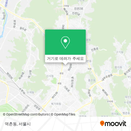 역촌동 지도