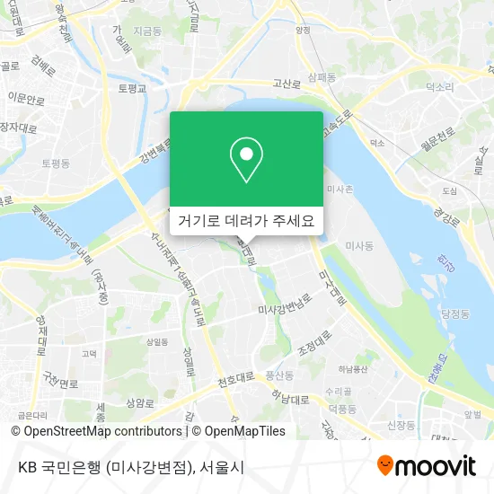 KB 국민은행 (미사강변점) 지도