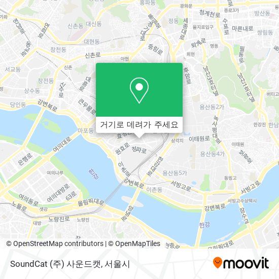 SoundCat (주) 사운드캣 지도