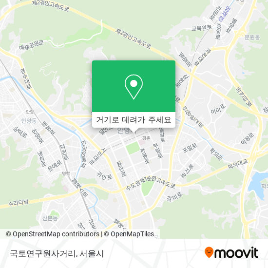 국토연구원사거리 지도