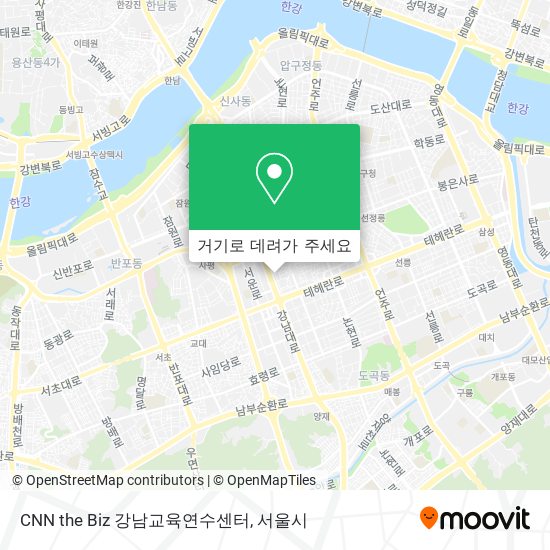 CNN the Biz 강남교육연수센터 지도