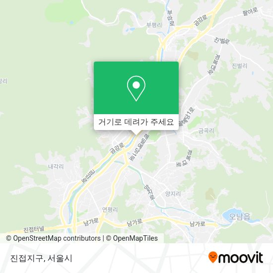 진접지구 지도