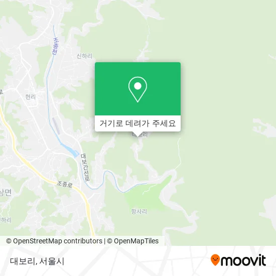 대보리 지도
