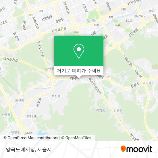 양곡도매시장 지도