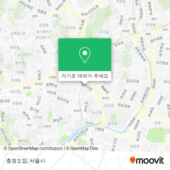 충청도집 지도