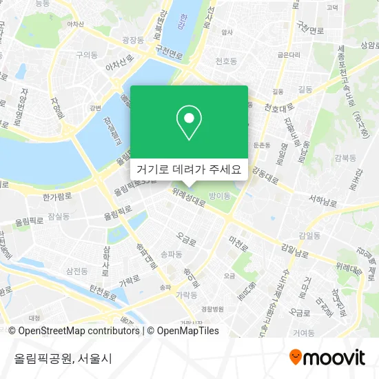 올림픽공원 지도