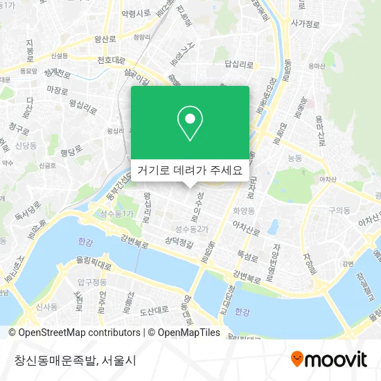 창신동매운족발 지도