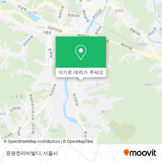 증평한라비발디 지도