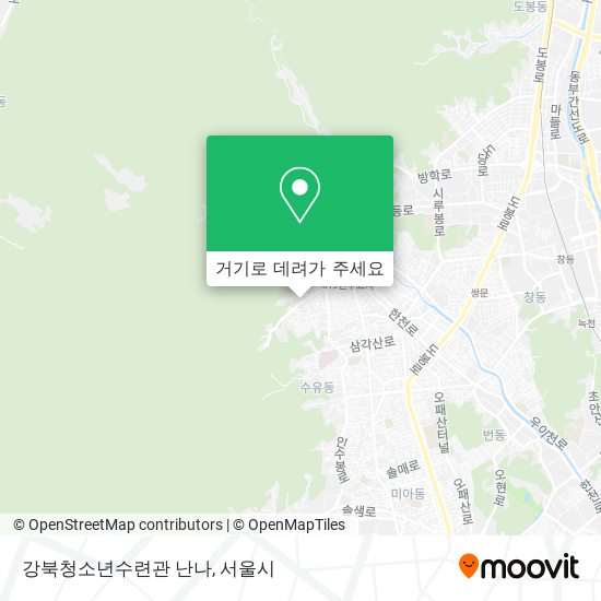 강북청소년수련관 난나 지도