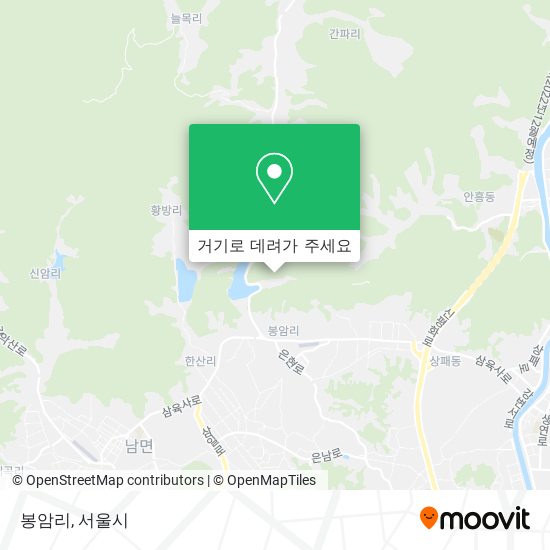 봉암리 지도