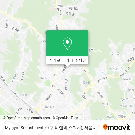 My gym Squash center (구.비앤비 스쿼시) 지도