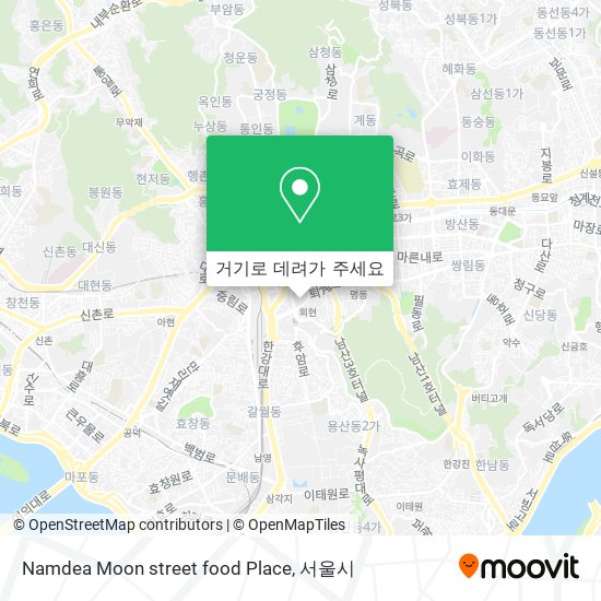 Namdea Moon street food Place 지도